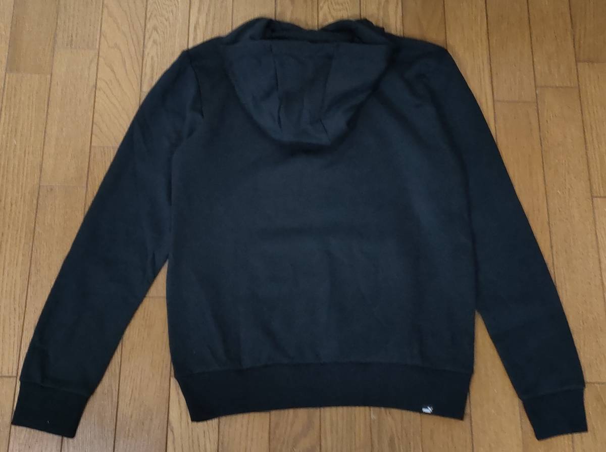 新品　プーマ　ビッグロゴ　裏起毛　スウェットジャケット　838258　黒　メンズS（USサイズ）_画像5