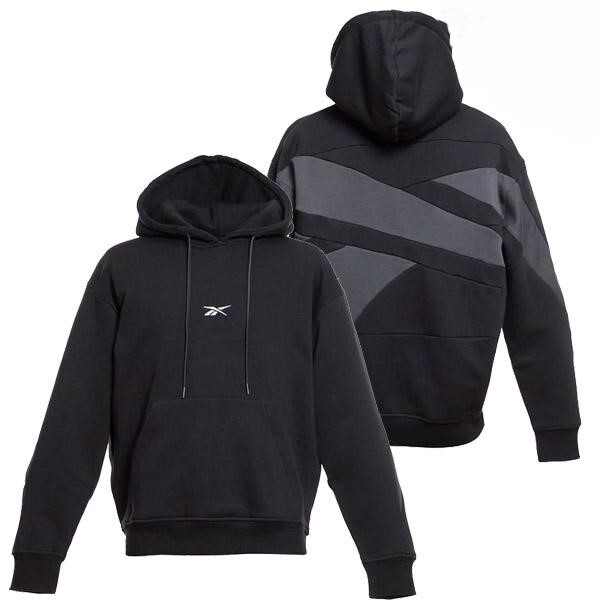 定価11,000円　新品　リーボック　裏起毛　 ベクター フリース フーディー HK4458　黒　メンズM_画像4