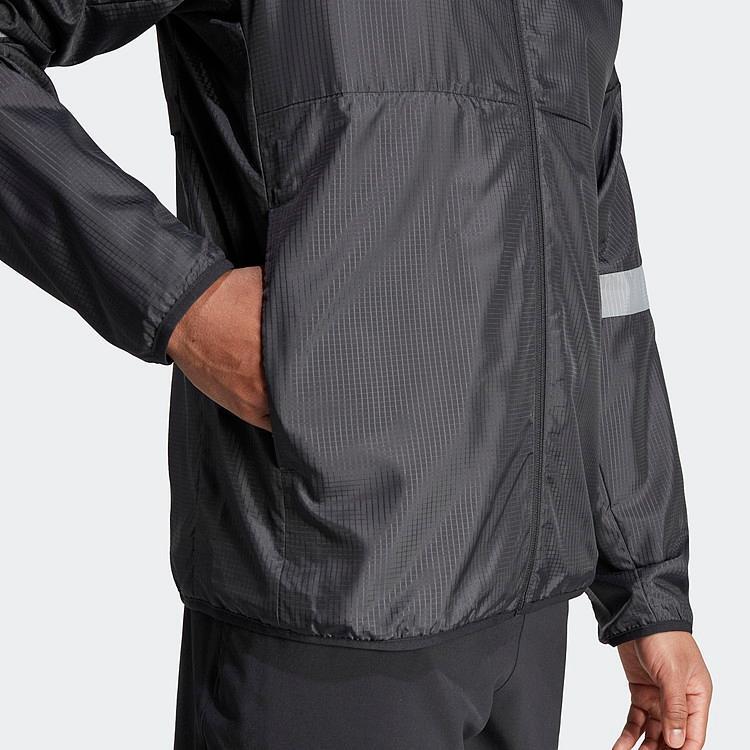 定価9,350円　新品　タグ付き　アディダス　ゴルフにお勧め　ウィンドジャケット　ウィンドブレーカー　IK6092　HBB74　黒　L_画像5