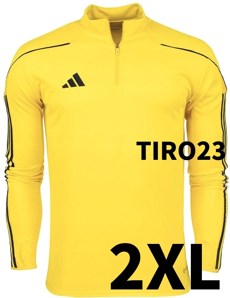 （アディ27）定価6,050円　アディダス TIRO23 トレーニングトップ 　IB8476 　黄　イエロー　メンズ2XL_画像1