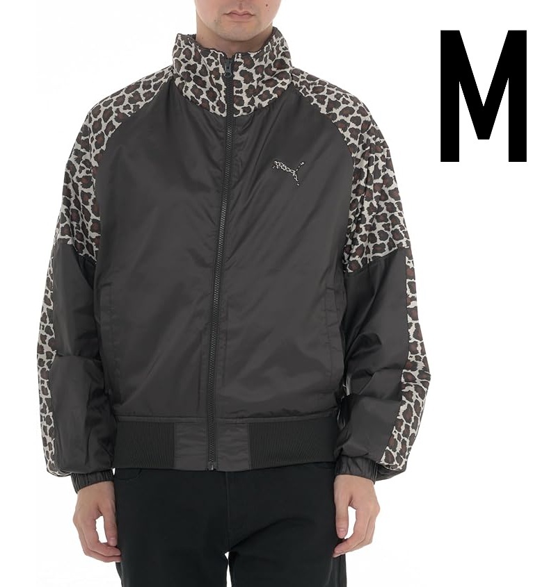 (プーマ17,53)定価10,450円 未使用 プーマ TRN EDGE 裏起毛 ウィンドジャケット 526105 01 メンズM_画像5
