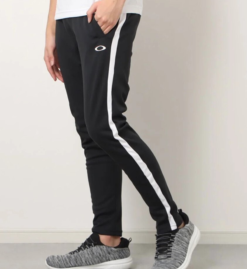 定価7,700円　新品　オークリー　ジャージパンツ　FOA403574　 黒白　ブラック　メンズM_画像2