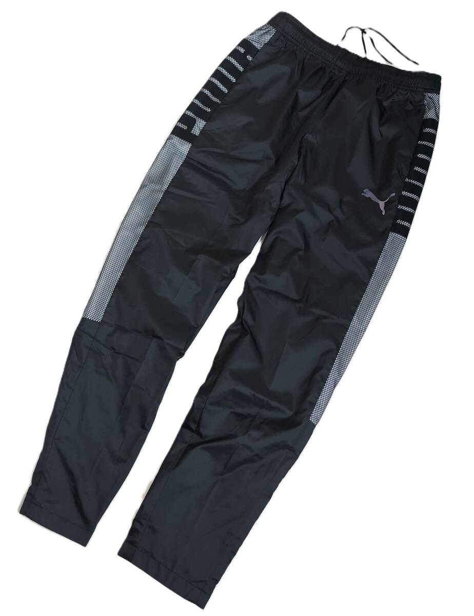 定価7,700円 プーマ 裏メッシュ ウィンドパンツ ウィンドブレーカー 657740 黒 メンズXXL_画像5