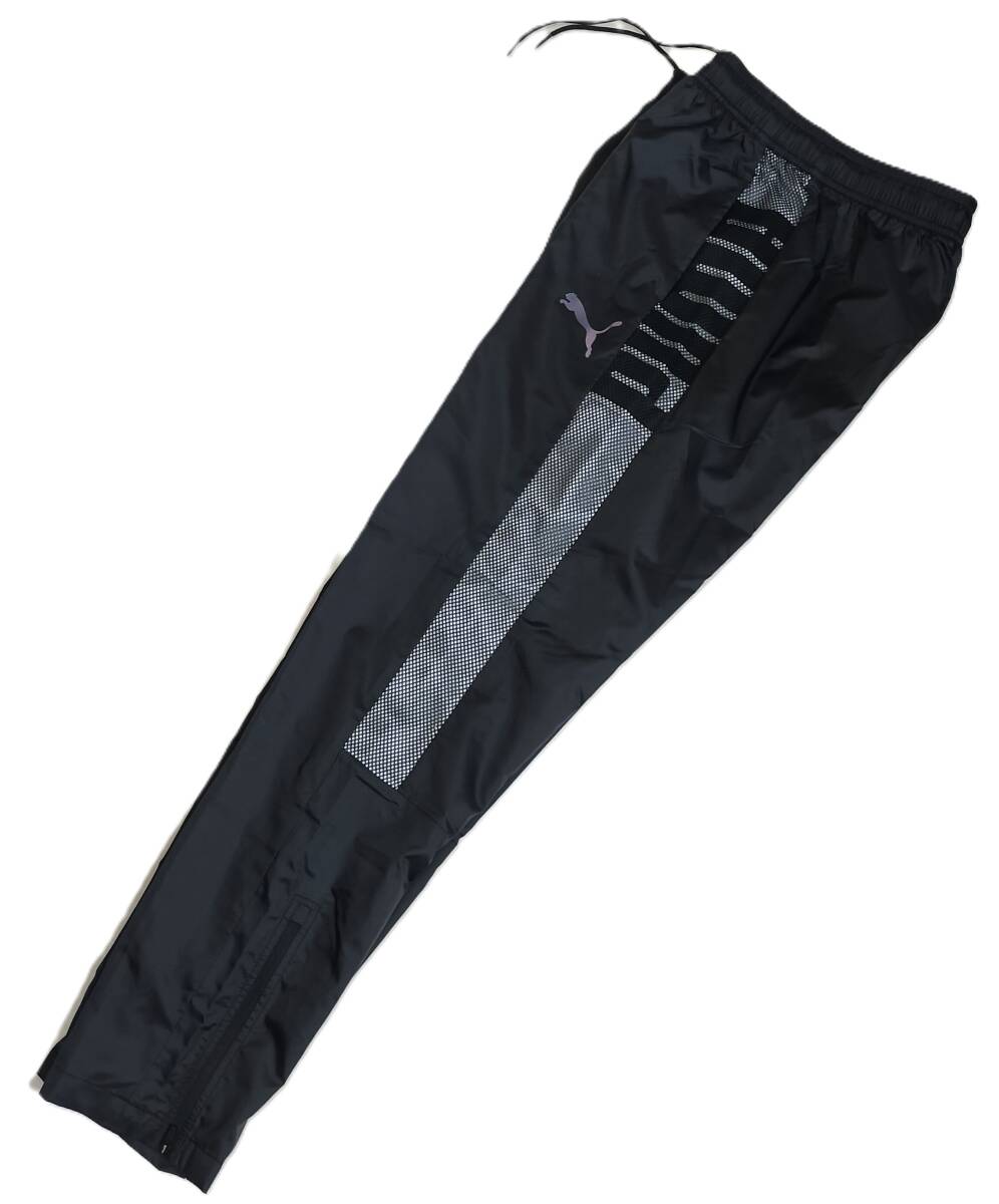 定価7,700円 プーマ 裏メッシュ ウィンドパンツ ウィンドブレーカー 657740 黒 メンズXXL_画像4