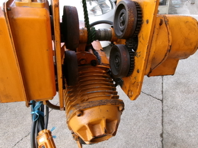 * KITO キトー 電動チェーンホイスト + トローリー 1000kg 三相 200V 50/60hz _画像5