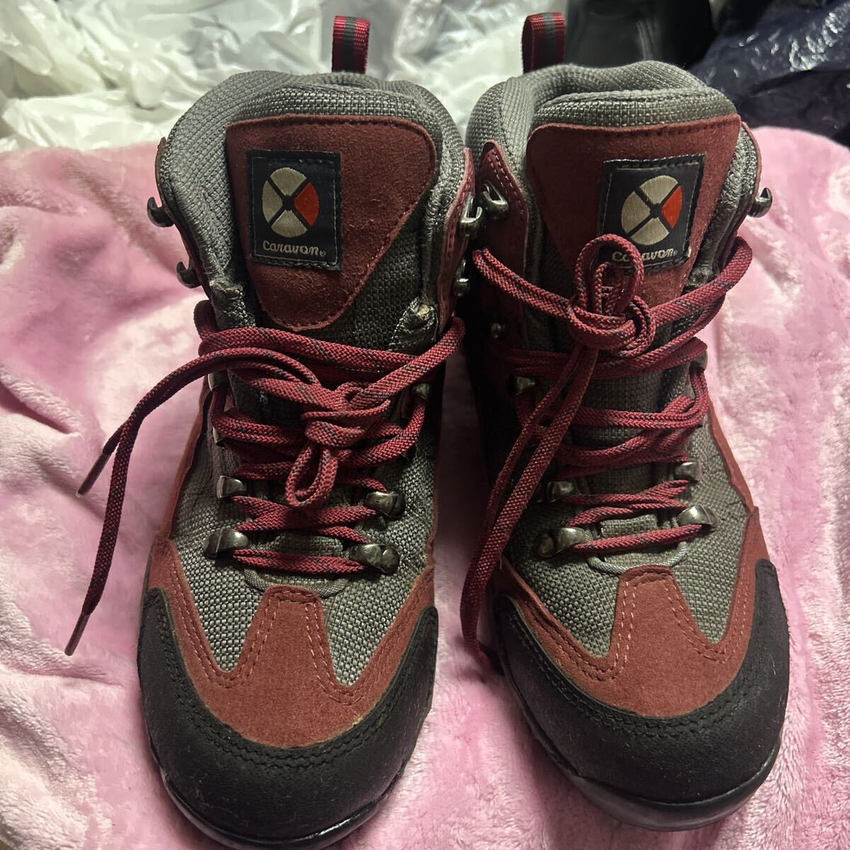 美品!登山1回着用のみ キャラバン GORE-TEXトレッキングシューズC-1 24.0㎝EEE 定価20900円_画像2