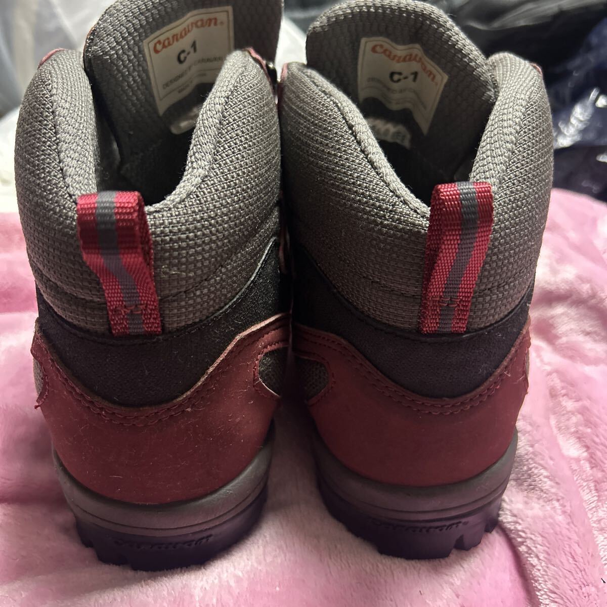 美品!登山1回着用のみ キャラバン GORE-TEXトレッキングシューズC-1 24.0㎝EEE 定価20900円_画像4