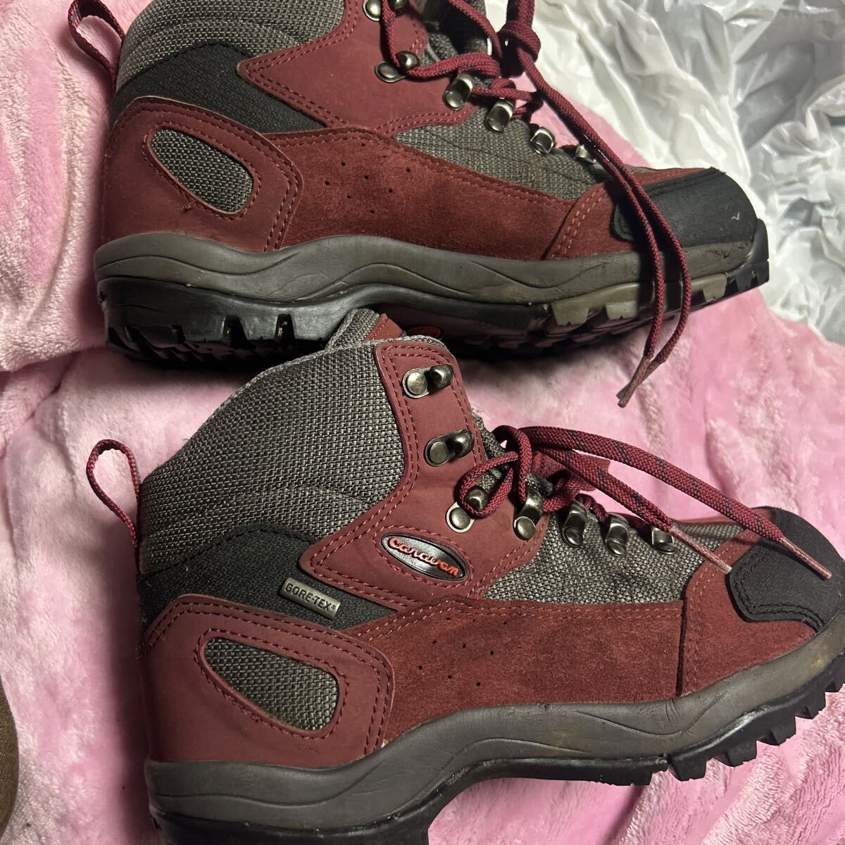 美品!登山1回着用のみ キャラバン GORE-TEXトレッキングシューズC-1 24.0㎝EEE 定価20900円_画像5
