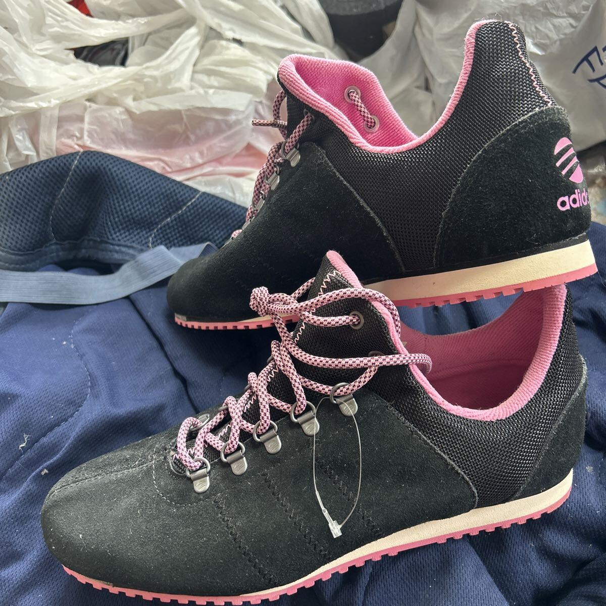 希少！新品未使用！◇ adidas アディダス Neo Climber Suede ネオ クライマー スエード【G53423】◇ 28.0cm ブラック スニーカー送料600円_画像1