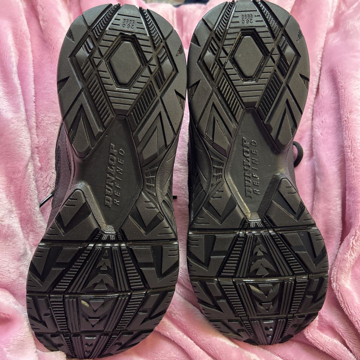 新品同様！ダンロップ　リファインド＞軽量　ウォータープルーフ　ウォーキングシューズ26.0㎝EEEE 定価6600円　送料全国600円_画像6