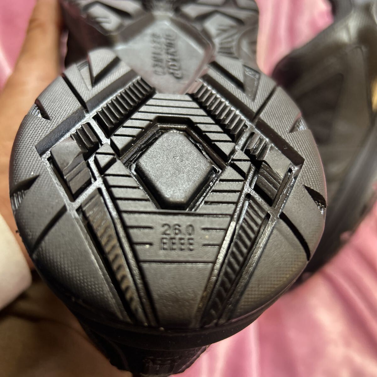 新品同様！ダンロップ　リファインド＞軽量　ウォータープルーフ　ウォーキングシューズ26.0㎝EEEE 定価6600円　送料全国600円_画像8