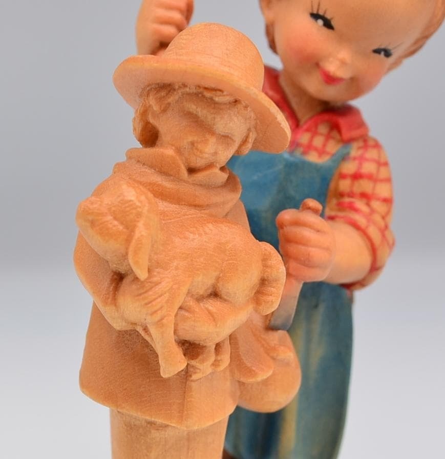 20年越しの愛 アンリ ANRI フェランディス 木彫り イタリア 11.0cm_画像6