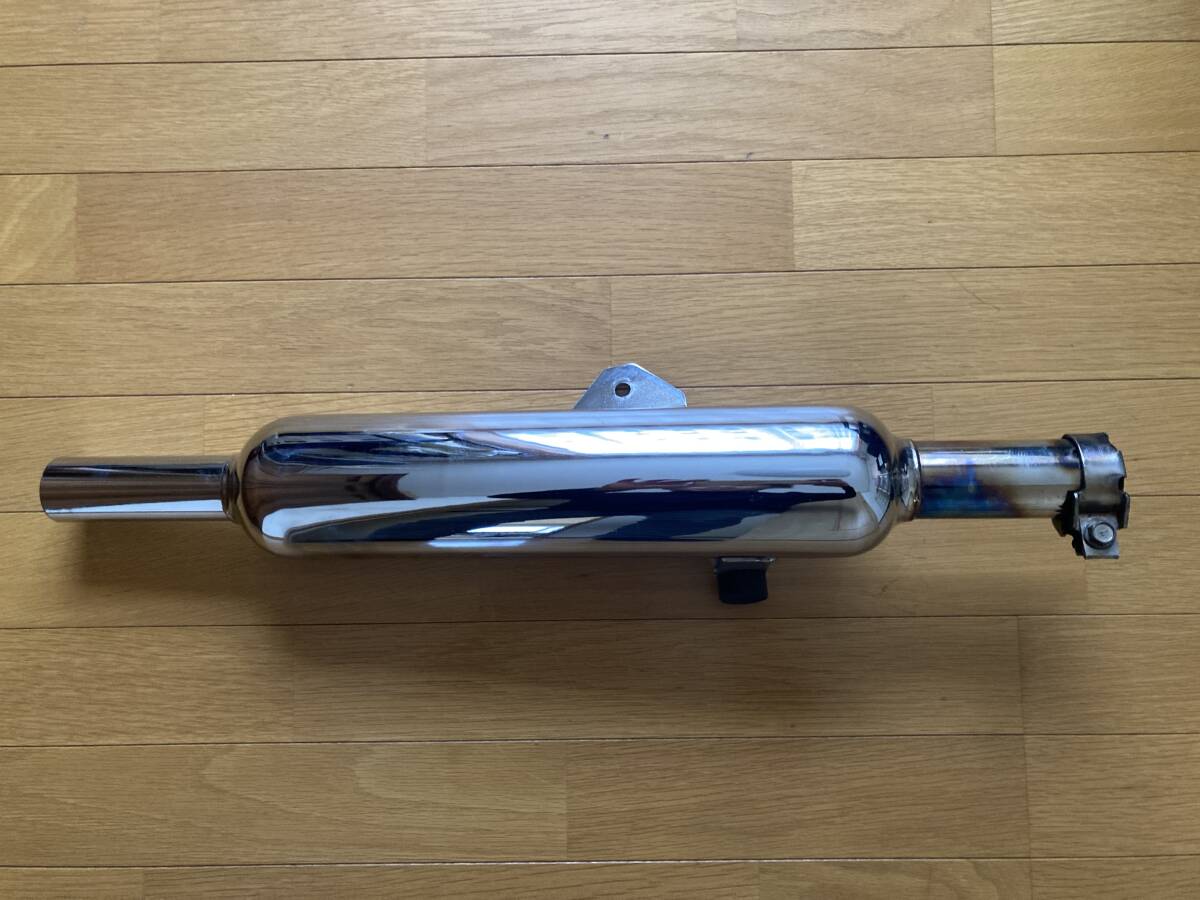 ほぼキズ無し美品　エストレア BJ250Aキャブ車用　POSHスリップオンマフラー　JMCA認定No.02924022_画像1