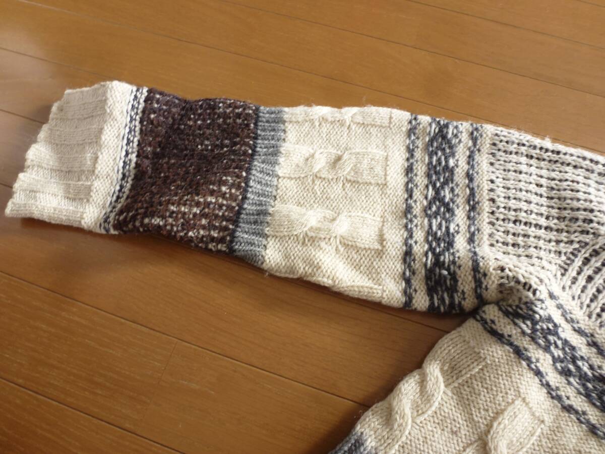 90s TAKEO KIKUCHI タケオキクチ ニット セーター ビンテージ Mサイズ相当 即決あり!_画像4