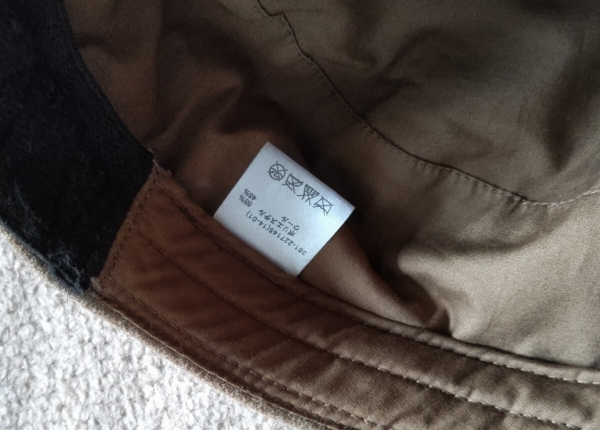 UNIQLO　ユニクロ　メンズ　 ワークキャップ　ウール入りフリーサイズ_画像2