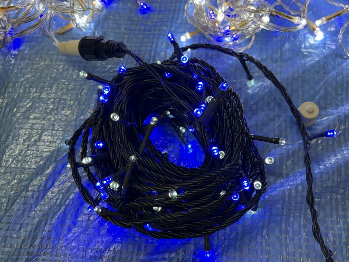 LED illumination tsulala лёд kru свет 96 лампочка ×5 распорка 100 лампочка синий белый голубой белый Tokyo low sok производство ka Sahara защита от дождя type наружный для 