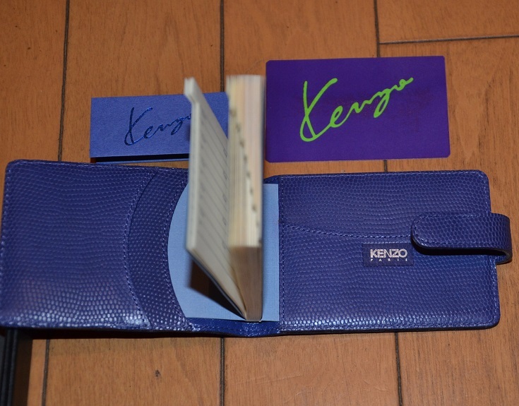 新品・未使用品　KENZO　カードケース（名刺、クレジットカード、他）、電話帳付き（外すと4枚収納のカードケース）　_画像6