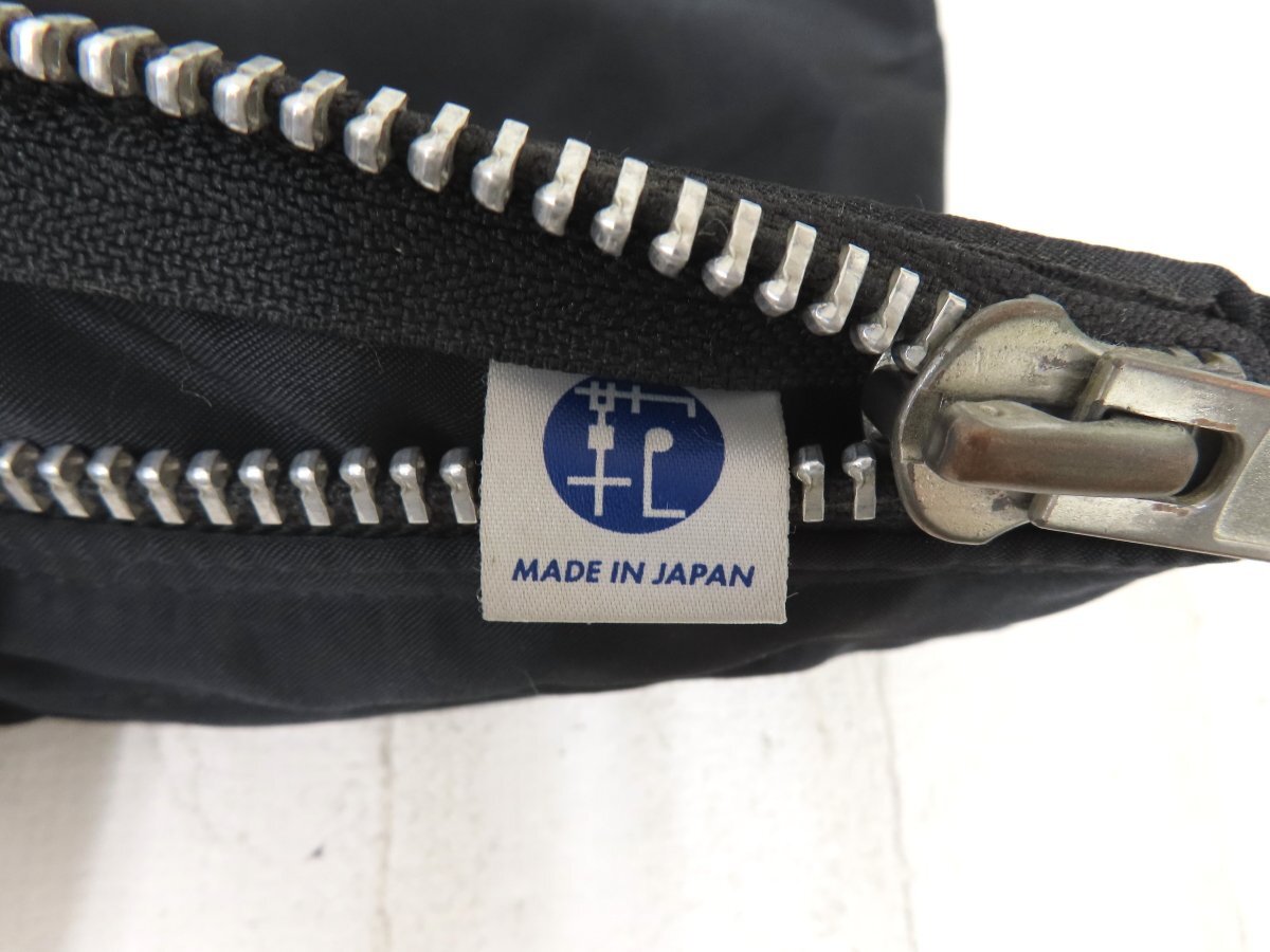 ◆美品◆PORTER ポーター 吉田カバン◆ナイロン◆ハンド バッグ◆ブラック シルバー金具◆A4サイズ収納◆日本製◆ユニセックス◆A14166_画像10