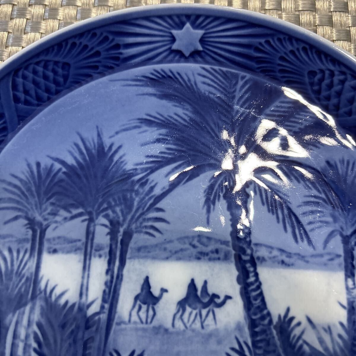 ロイヤルコペンハーゲン★イヤープレート★1972　ROYAL COPENHAGEN　砂漠にて_画像2