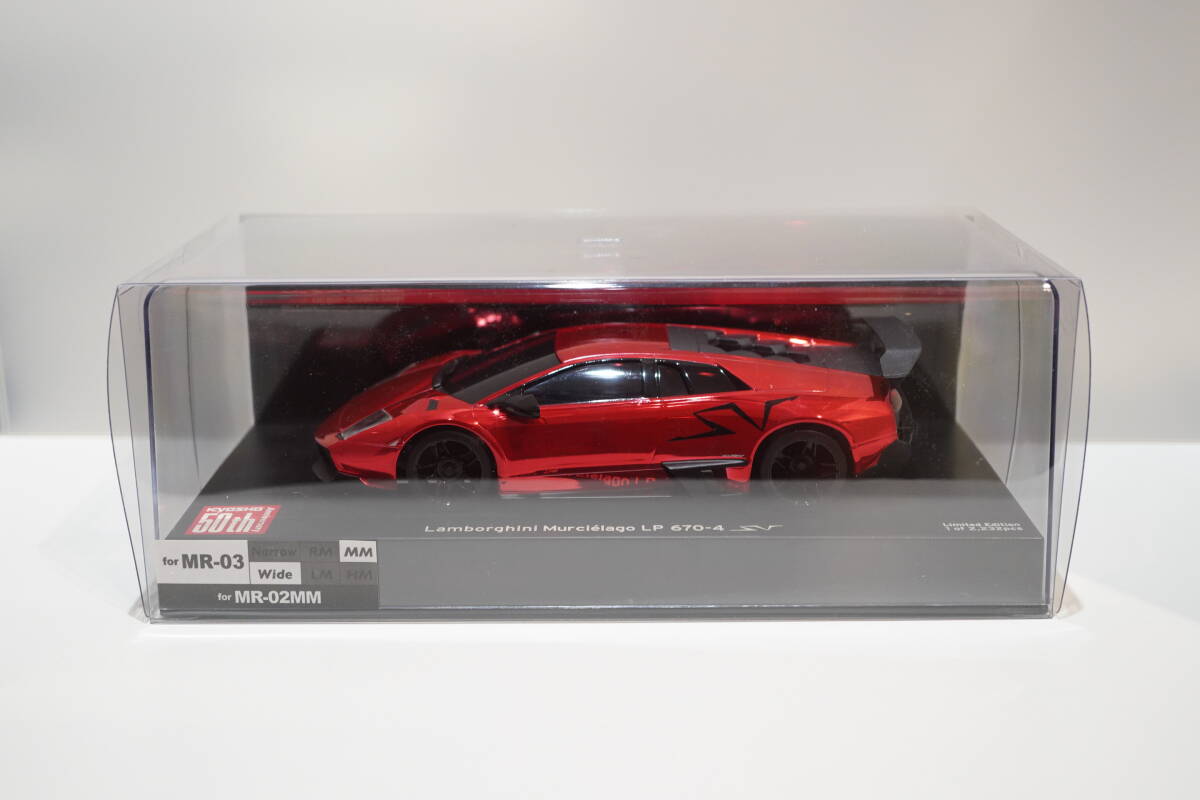 KYOSHO Mini-Z ボディ セット ランボルギーニ ムルシエラゴ LP670-4 SV クロームレッド 京商50周年記念モデル 限定 メッキ ミニッツ ASC_画像1