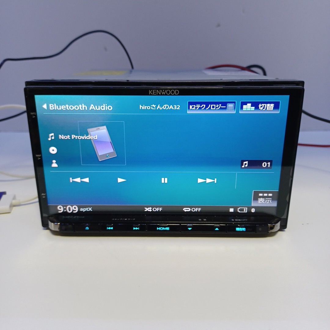 KENWOOD MDV-Z704 フルセグ CD DVD Bluetooth USB SD 彩速ナビ　地図バージョン　2018年_画像8