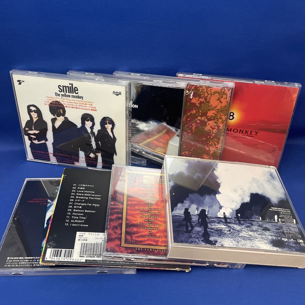THE YELLOW MONKEY / smile 〜 MOTHER OF ALL THE BEST ザ イエローモンキー 合計8枚セット CD アルバム まとめ売り レンタル落ち_画像2