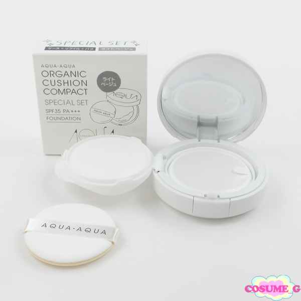 アクア アクア オーガニッククッションコンパクト ライトベージュ 未開封 C767_画像1
