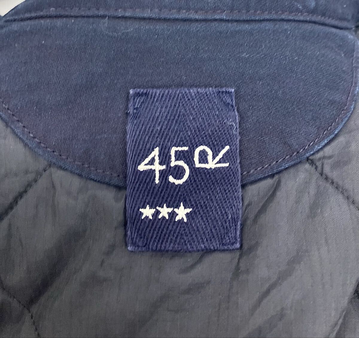 T11/071 メンズ インディゴ 藍染 45rpm フォーティファイブアールピーエム コート イヌイットコート アウター ネイビー_画像7