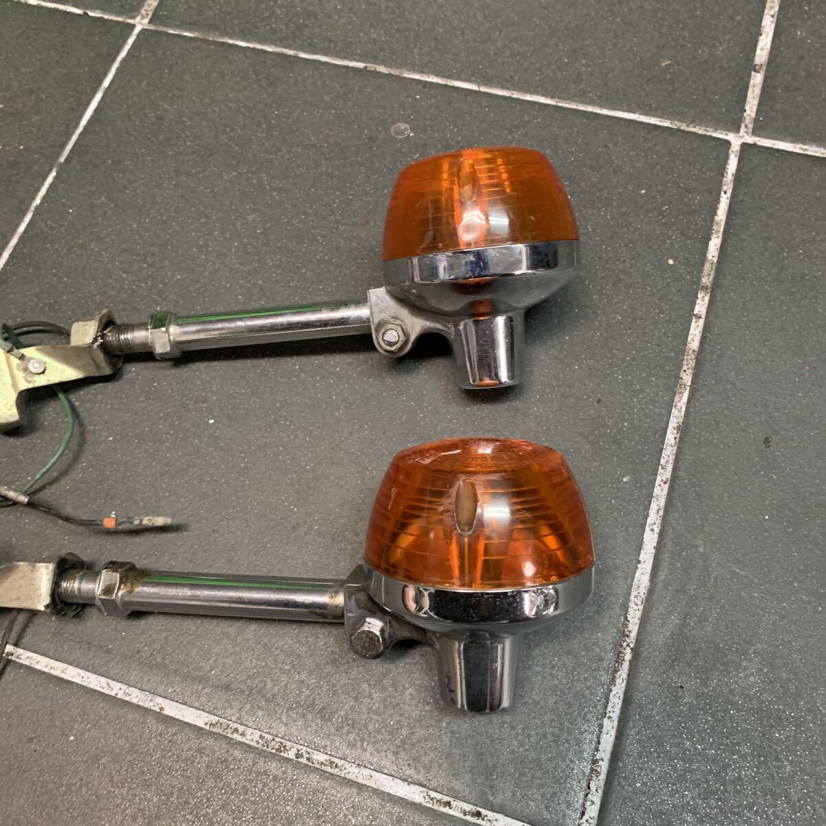 CB250T CB400T フロント ウインカー ホーク バブ CB250N CB400N CBX400F CBR400F GS400 GT380 GSX400E ゴキ ザリ _画像6