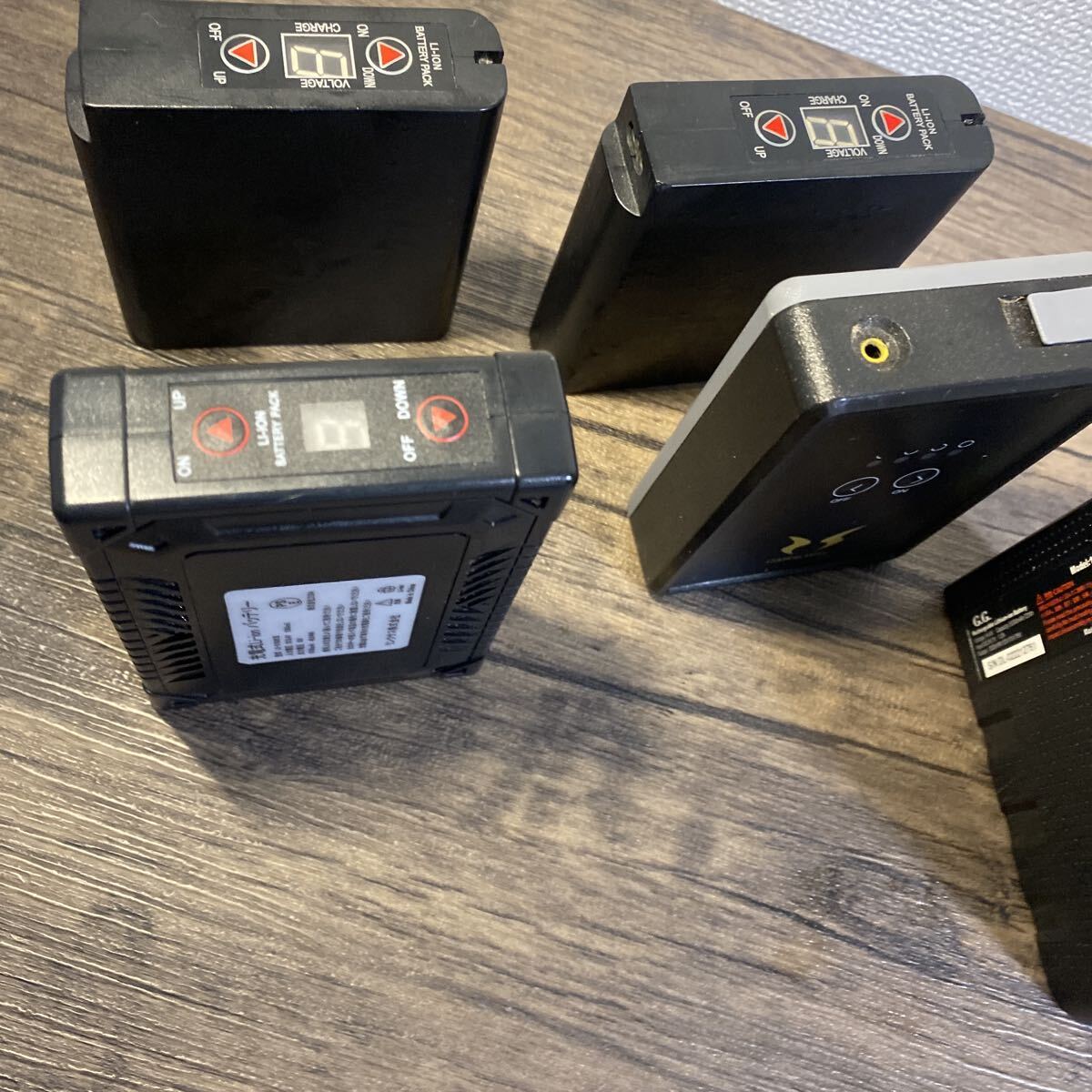 空調服用バッテリー G.G.リンクサス セフト研究所 計５台_画像4