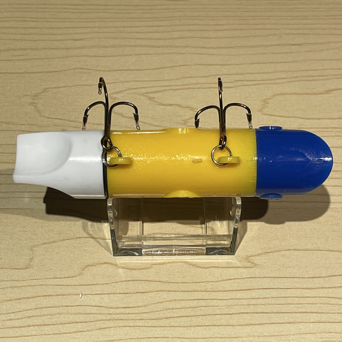 MOTOROLA Flashing LED Fishing Lure モトローラ 企業ノベルティールアー 黄 ( トイルアー B級ルアー オールドルアー トップウォーター_画像4