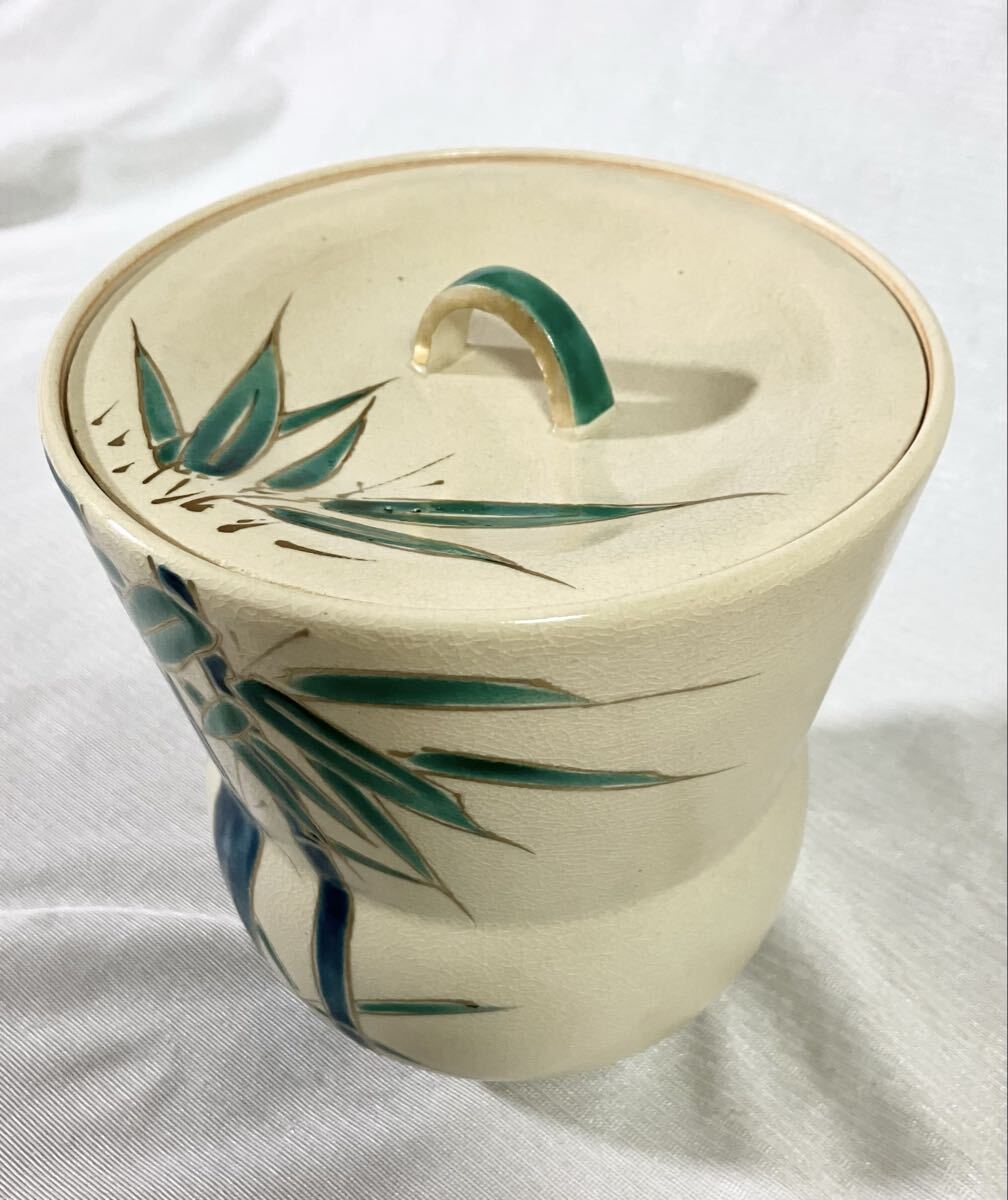 水指 京焼 竹図 水差し 陶器 茶器 茶道具_画像10