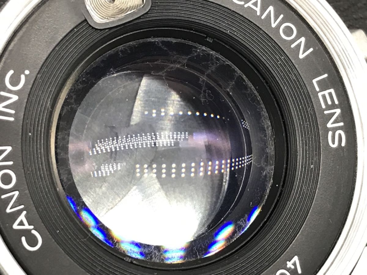 1104-100TYD3978 フィルムカメラ キャノン Canon Canonet QL17 G-Ⅲ QL /レンズ 40mm 1:1.7_画像4