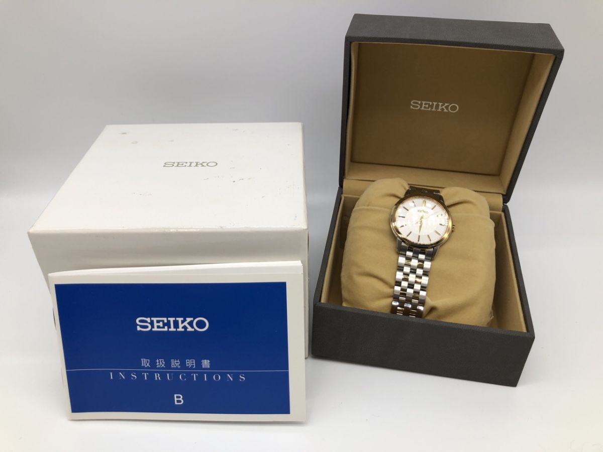 1104-201MKYD3992 腕時計 不動 SEIKO セイコー 8J41-0AM0 メンズ クォーツ コンビカラー 付属品有_画像1