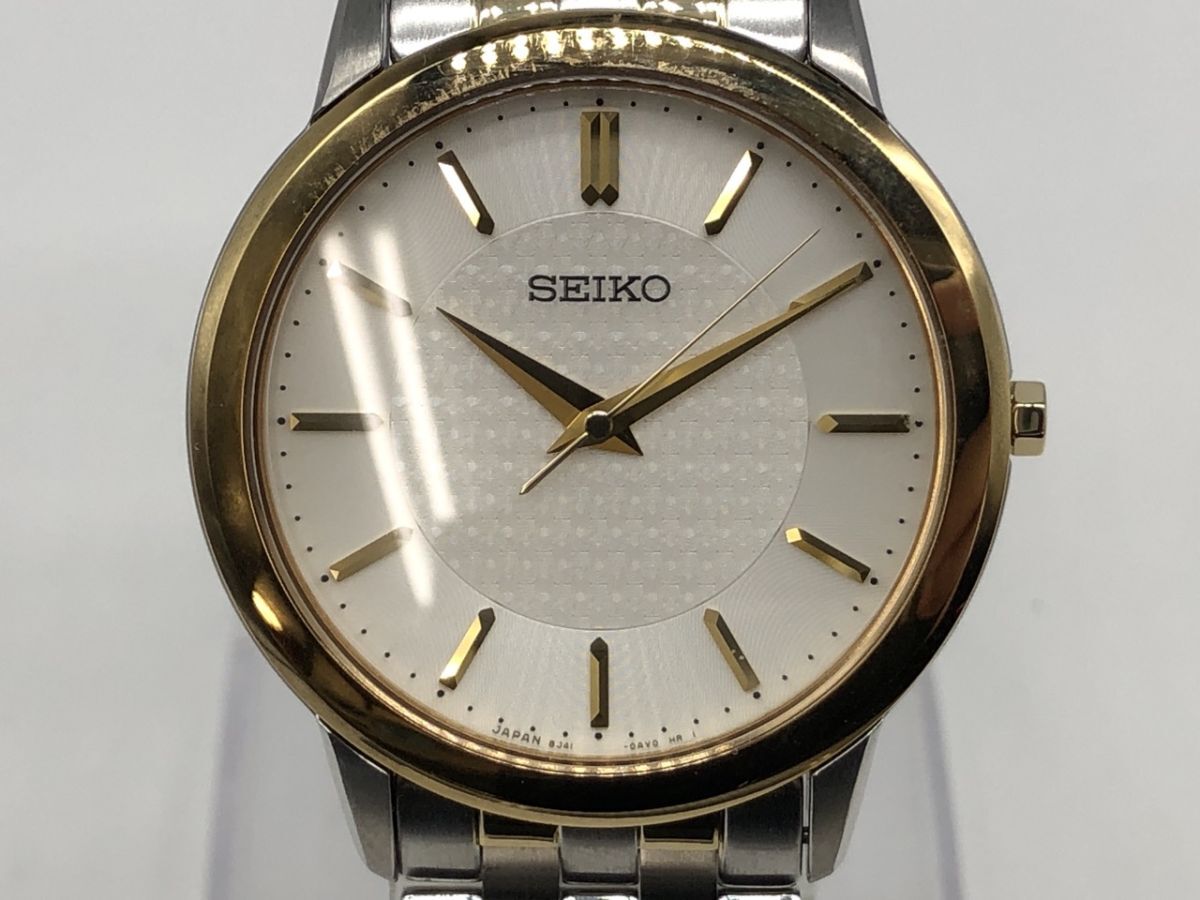 1104-201MKYD3992 腕時計 不動 SEIKO セイコー 8J41-0AM0 メンズ クォーツ コンビカラー 付属品有_画像4