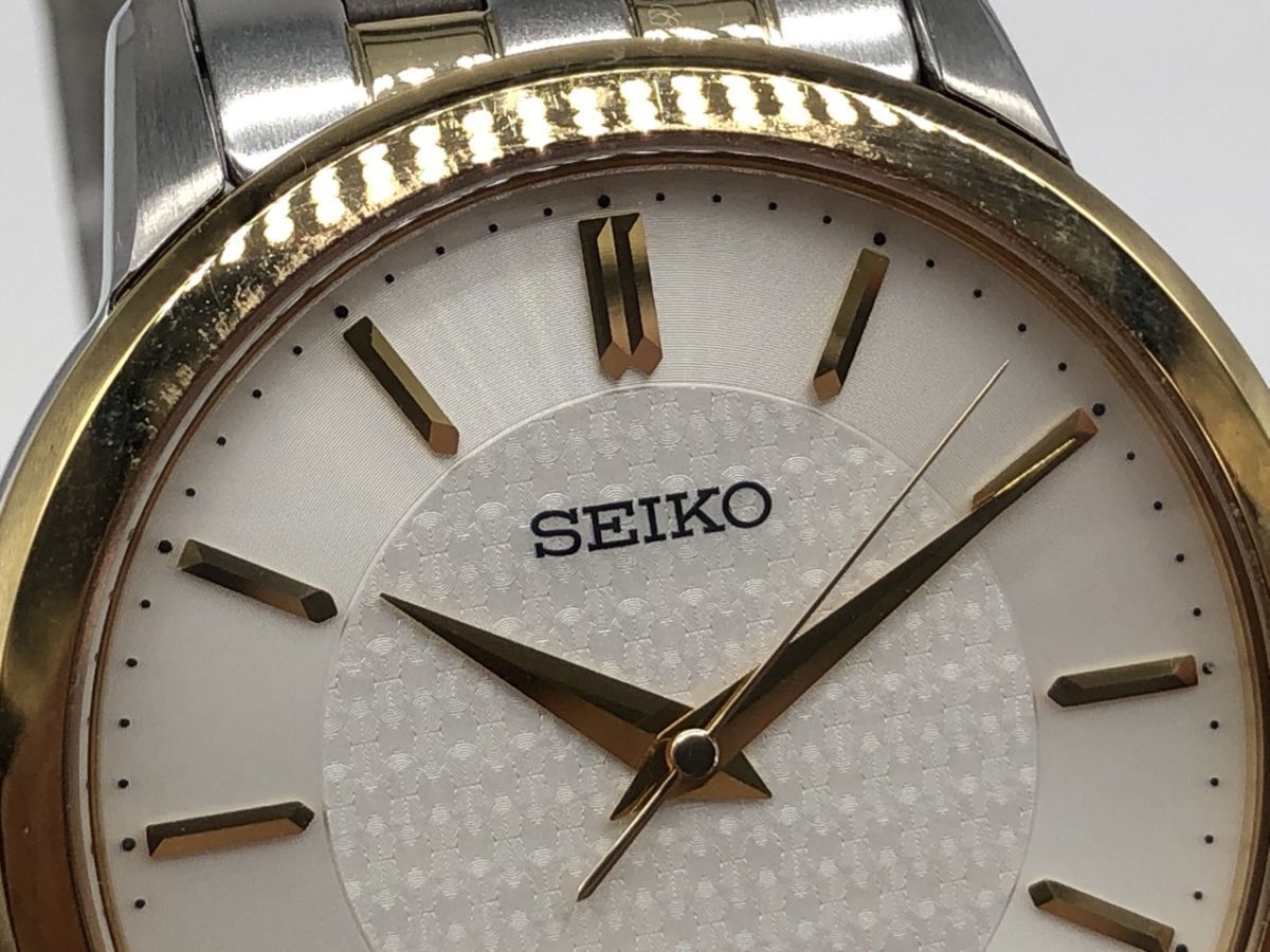 1104-201MKYD3992 腕時計 不動 SEIKO セイコー 8J41-0AM0 メンズ クォーツ コンビカラー 付属品有_画像6