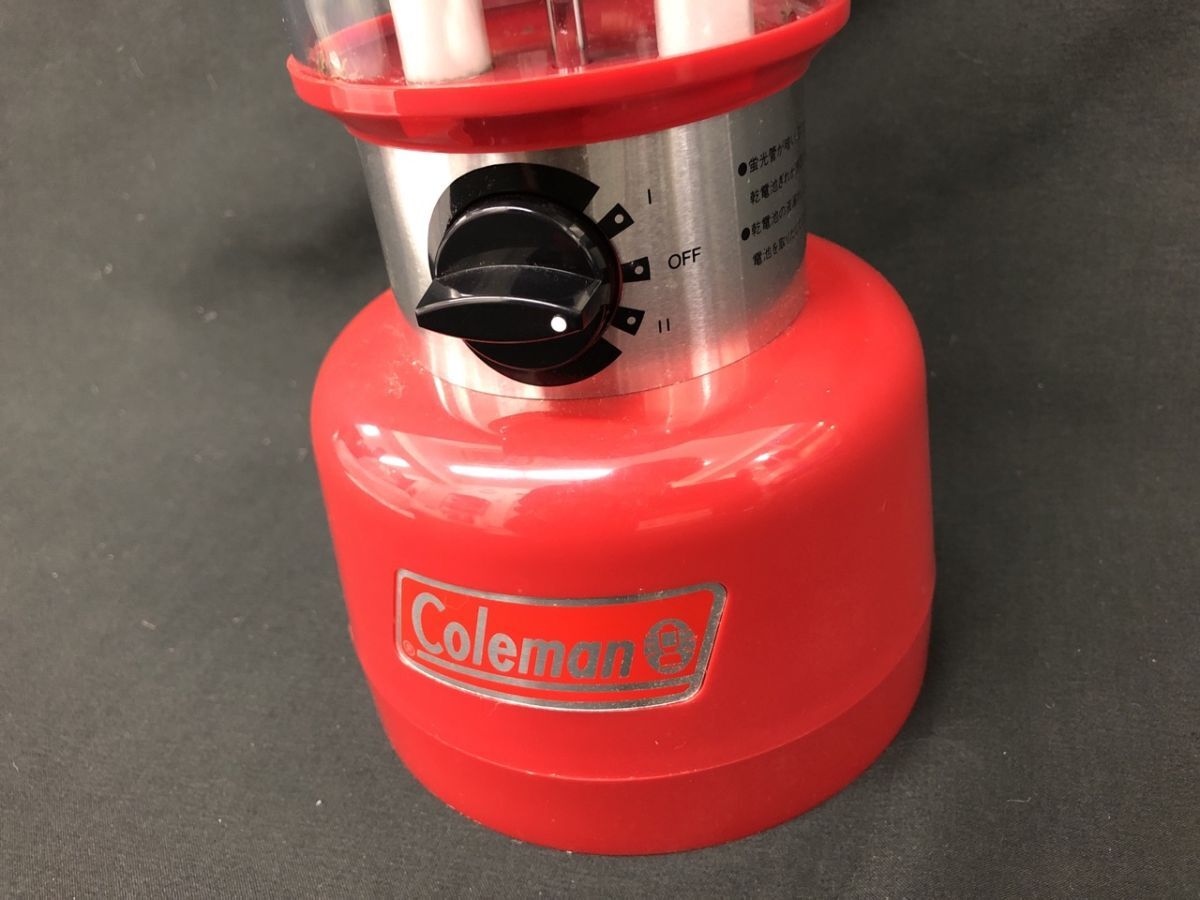 1104-204MKYD3988 佐川 ランタン Coleman コールマン Model 5344 箱説明書付 アウトドア キャンプ 電池式_画像7