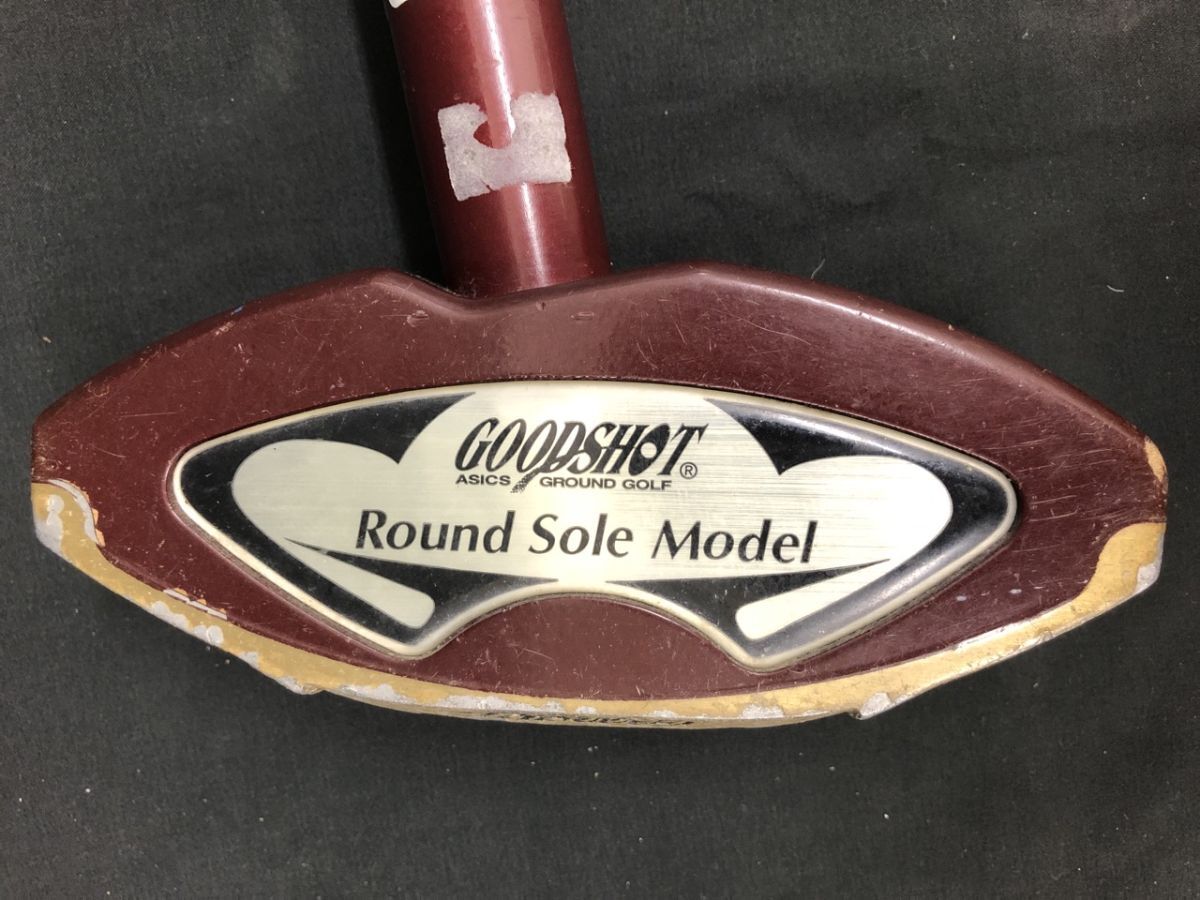 1104-208MKND3851 グラウンドゴルフ スポーツ用品 Round Sole Model GGG128 ケース ボール付_画像8