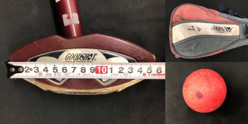 1104-208MKND3851 グラウンドゴルフ スポーツ用品 Round Sole Model GGG128 ケース ボール付_画像10