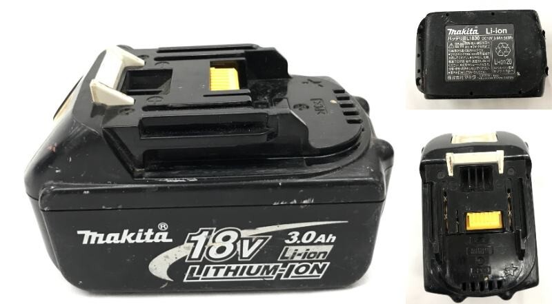 1104-104TYD3979 充電式インパクトドライバ makita マキタ TD170D バッテリー BL1830 充電器 DC18RC ジャンク_画像7