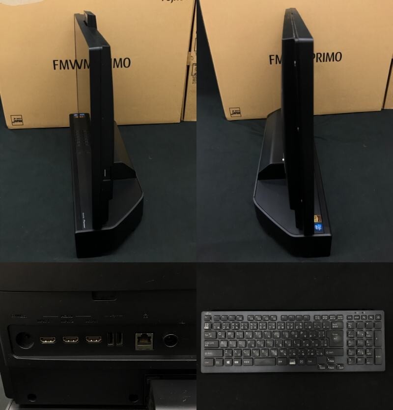 1104-114TYH3940 PC パソコン FUJITSU 富士通 FMVF90C3B FMV ESPRIMO デスクトップ キーボード マウス 説明書 箱有 通電◯_画像7
