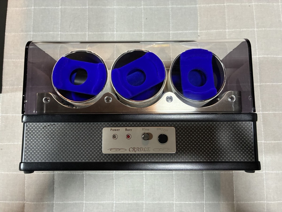 クレイドル ウォッチワインダー 3連_画像6