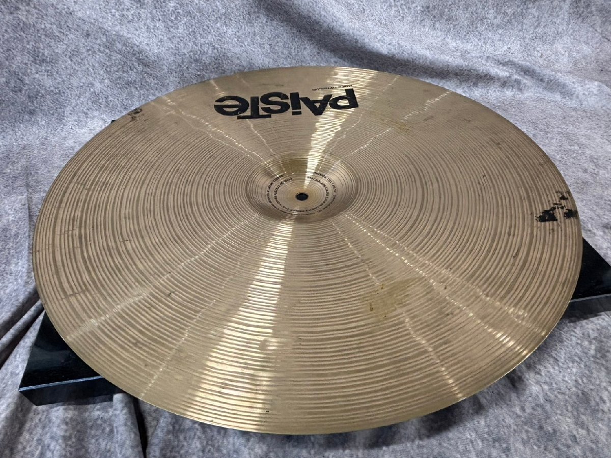 【 J 】2585 PAiSTe Dry Crisp Ride20 ライド シンバル パイステ 213133_画像7