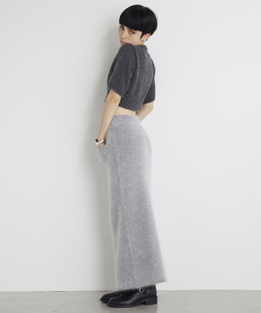 【新品】Whim Gazette ウィムガゼット THE PAUSE ファーニットタイトスカート_画像3