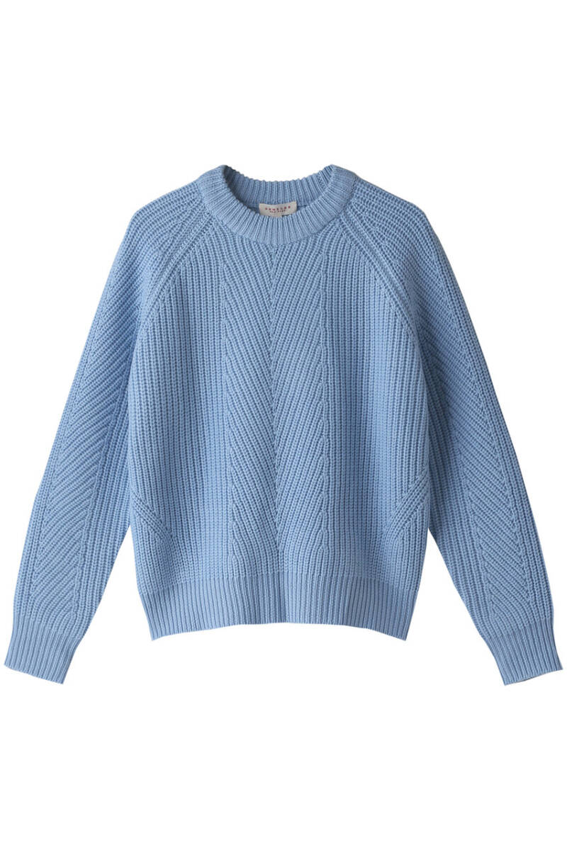 【美品】DEMYLEE デミリー CHELSEA セーター ライトブルー XS_画像1
