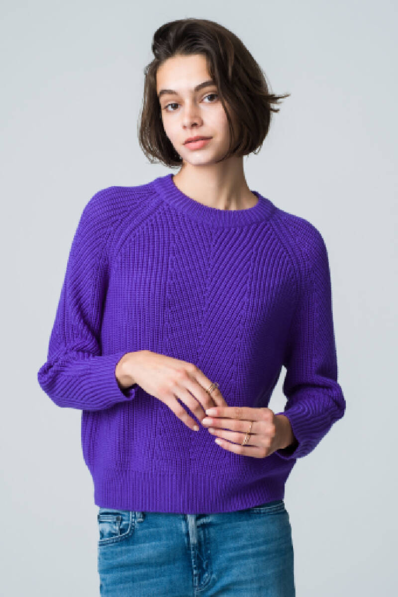 【美品】DEMYLEE デミリー CHELSEA セーター ライトブルー XS_画像2