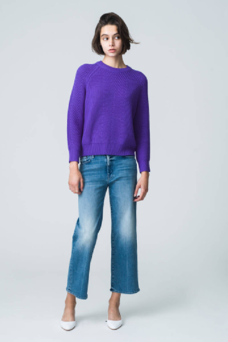 【美品】DEMYLEE デミリー CHELSEA セーター ライトブルー XS_画像3