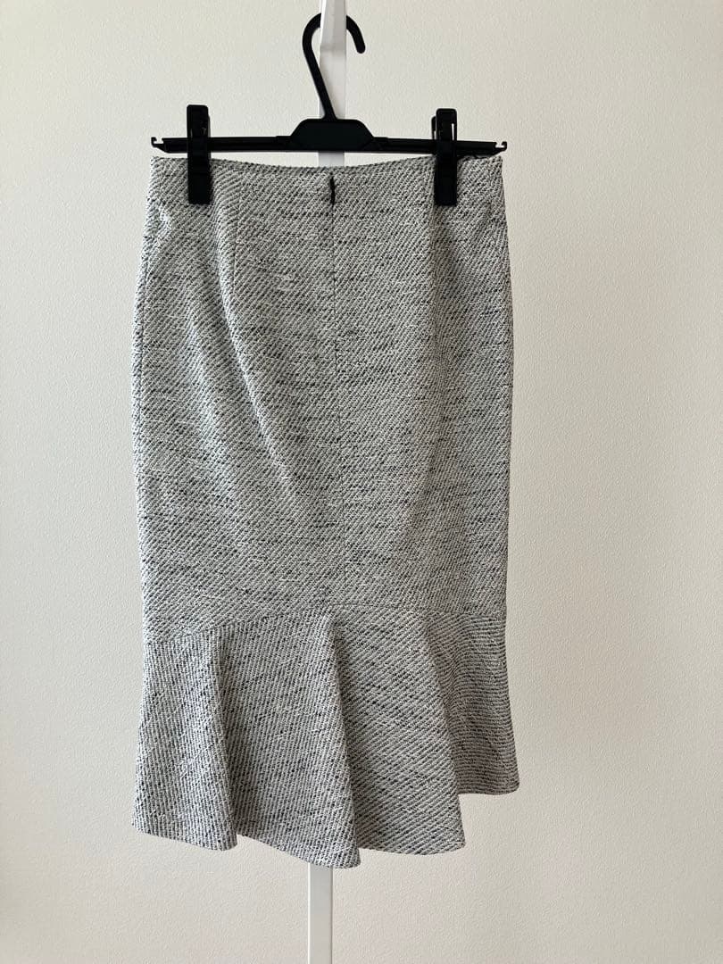 【新品】ESTNATION エストネーション ツィードバックフレアタイトスカート 36_画像2