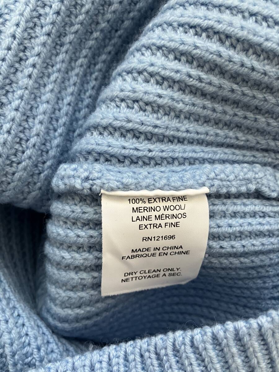【美品】DEMYLEE デミリー CHELSEA セーター ライトブルー XS_画像6