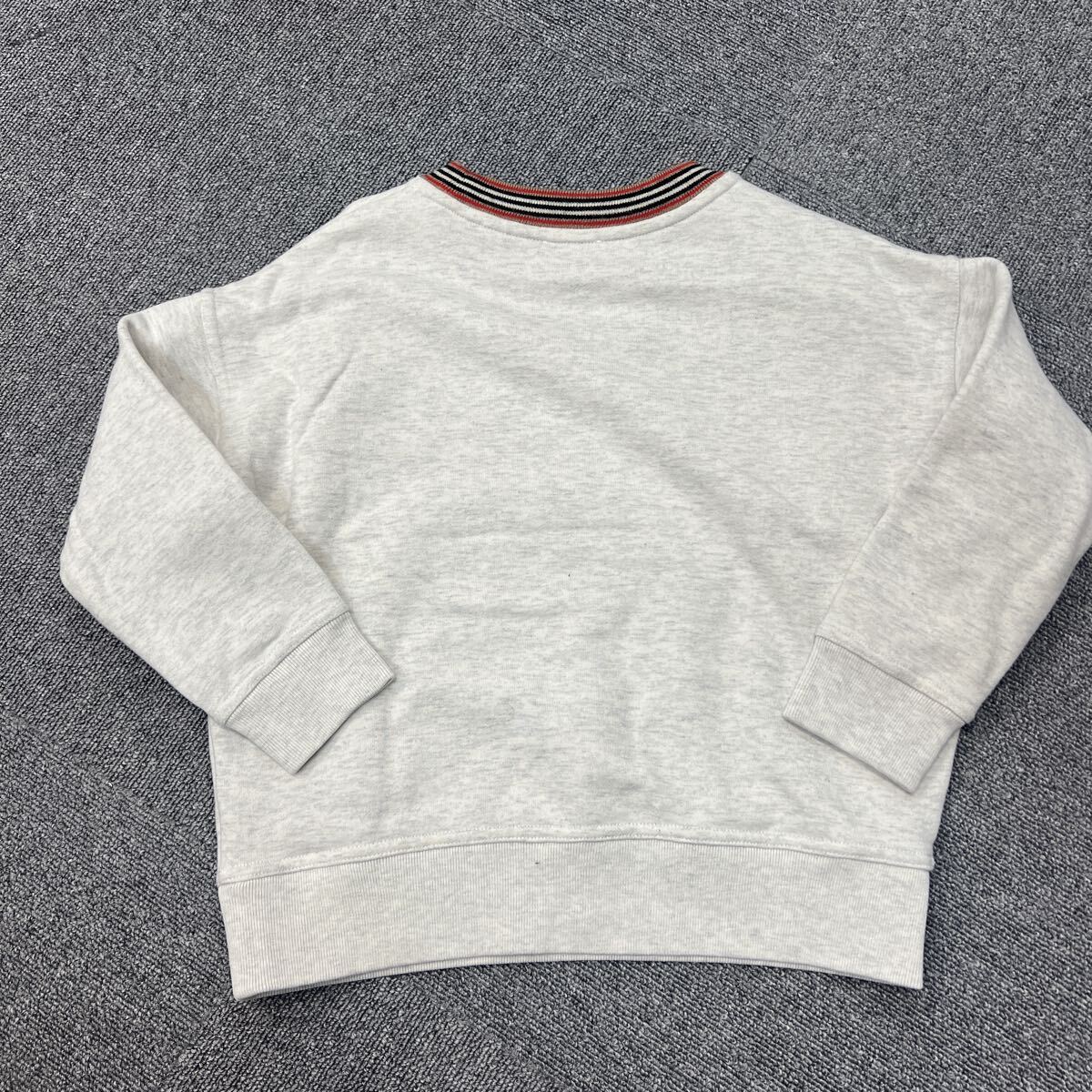1000円スタート★SIZE：6Y　116cm★BURBERRY/バーバリー　スェット　トレーナー　チョコビスケット_画像5